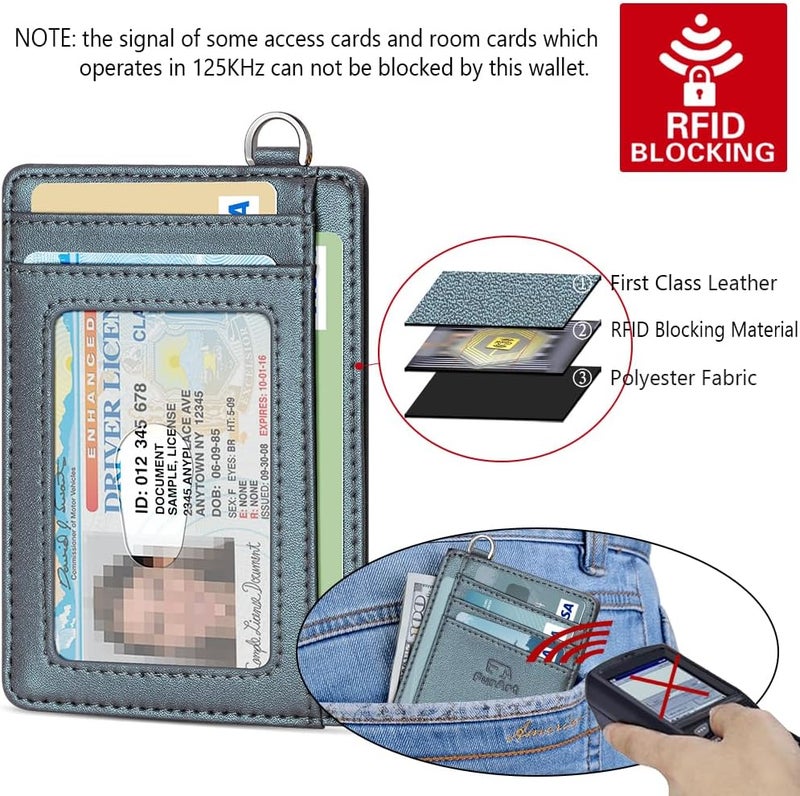 FurArt محفظة نحيفة وعصرية، محافظ جيب أمامي، حجب RFID، حامل بطاقات ائتمان للرجال - Image 5